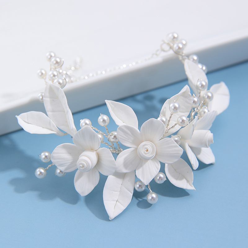Ins Clay Flower Bridal Bracele - Snake Plant Ceramic 评论和价格