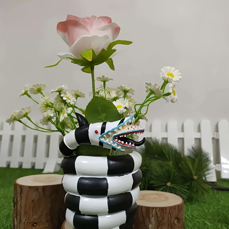 Snake Resin Flower Pot Creativ - Snake Plant Ceramic 评论和价格
