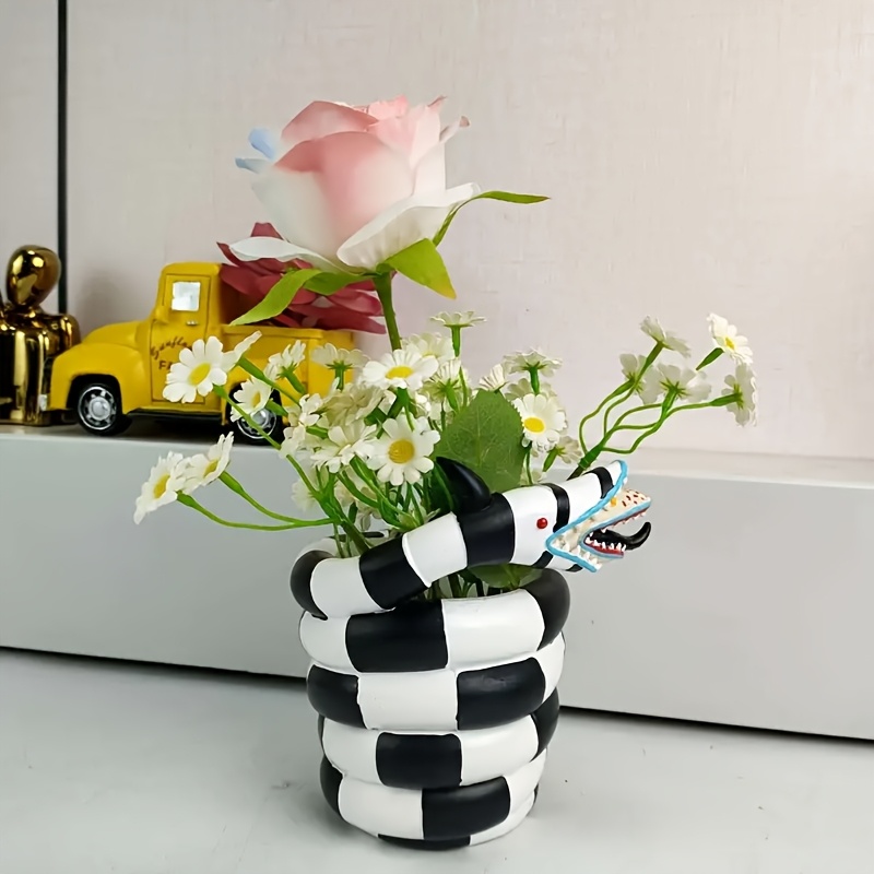 Snake Resin Flower Pot Creativ - Snake Plant Ceramic 评论和价格