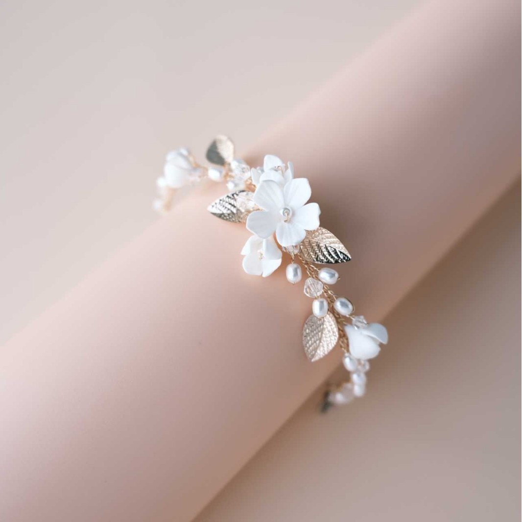 Ins Clay Flower Bridal Bracele - Snake Plant Ceramic 评论和价格