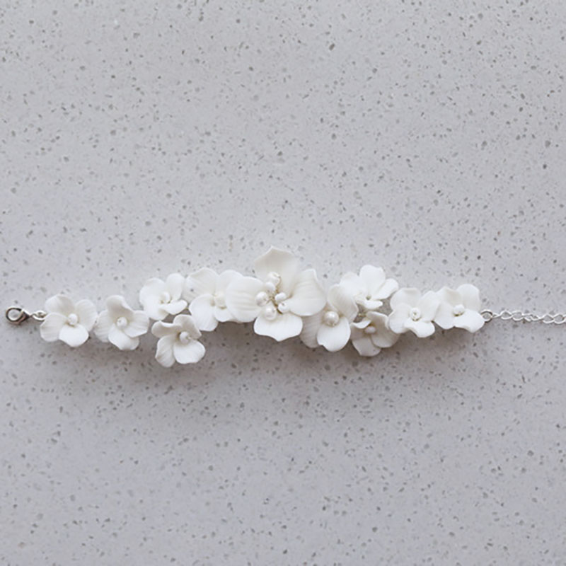 White Porcelain Flower Bridal  - Snake Plant Ceramic 评论和价格