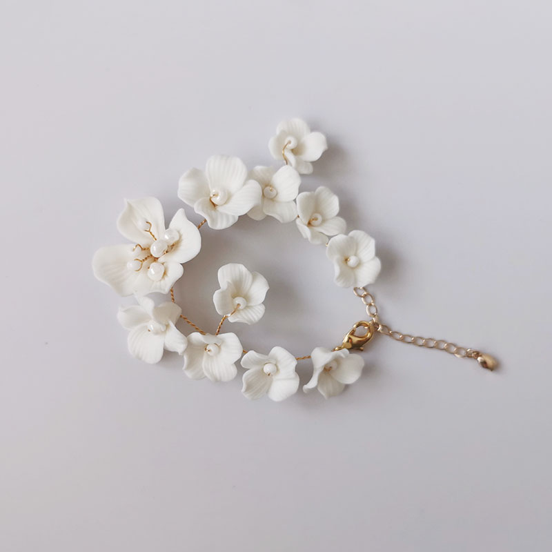 White Porcelain Flower Bridal  - Snake Plant Ceramic 评论和价格